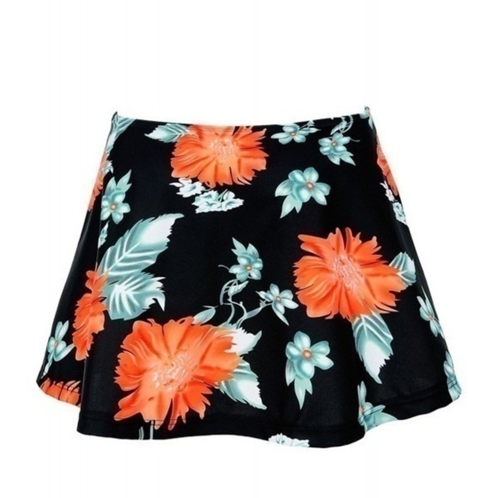 Sfanka Floral Print Skirted Bikini‎ Bottom